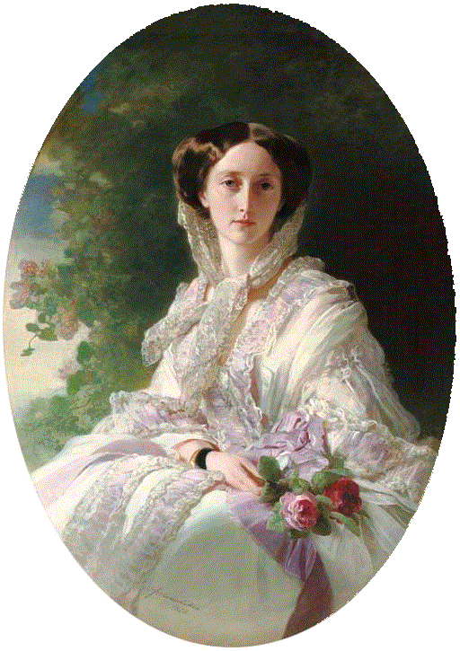Olga Nikolaevna de Russie - par Franz Xaver Winterhalter - en 1865